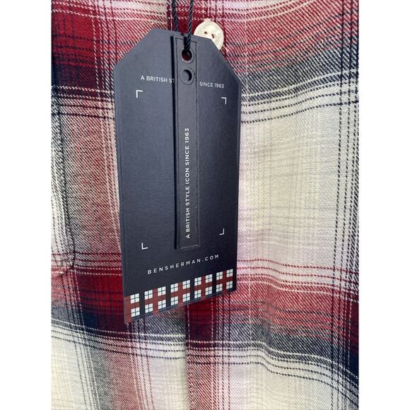 The original Ben Sherman Shirt Classic Button Down Long Sleeve Size Large - Picture 2 of 6
